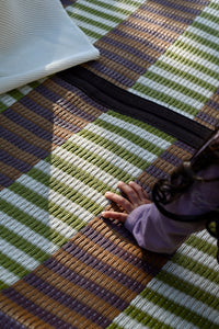 Woven Outdoor Mat in Bonsai