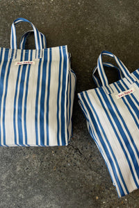 Bengali Bag in Blue White Stripe