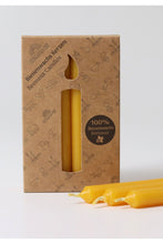 Load image into Gallery viewer, 100% Beeswax Candle pack of 12
