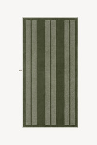 Bath Towel in Forest & Sage Dual Dash