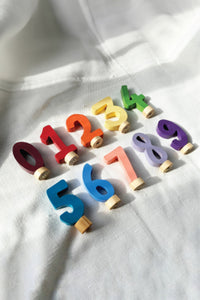 Handmade Wooden Numbers