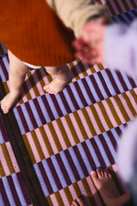 Woven Outdoor Mat in Sakura